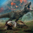ديناصورات سبيلبرج بدون طفرات في "جيراسيك وُرلد: فولين كينجدم"‎