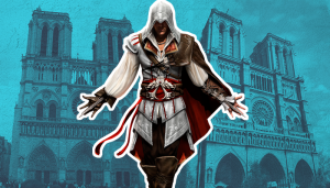 لعبة اساسنز كريد  assassin's creed تساهم في إعادة ترميم كاتدرائية نوتردام