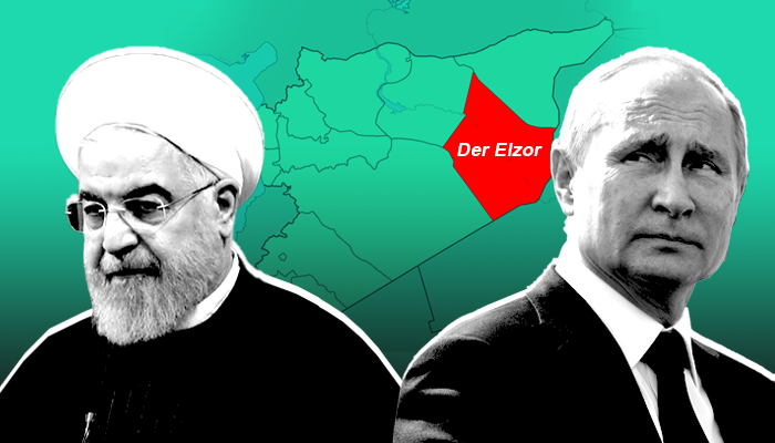 دير الزور - تضارب المصالح الإيرانية الروسية - سوريا - روسيا - إيران