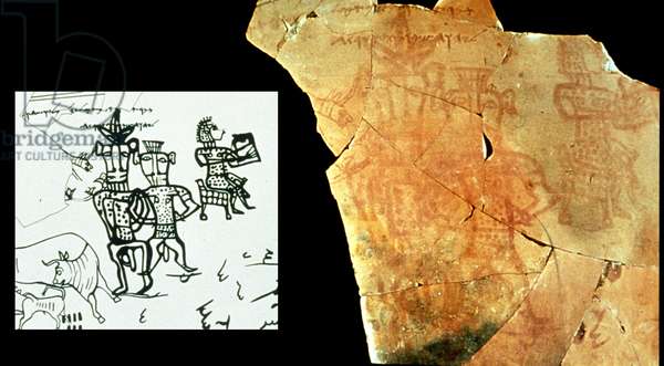 نقوش ورسومات يهوه الأقدم في حدود القرن الثامن قبل الميلاد