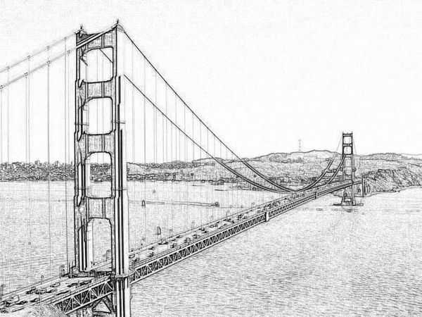 تصميم جسر سان فرانسيسكو