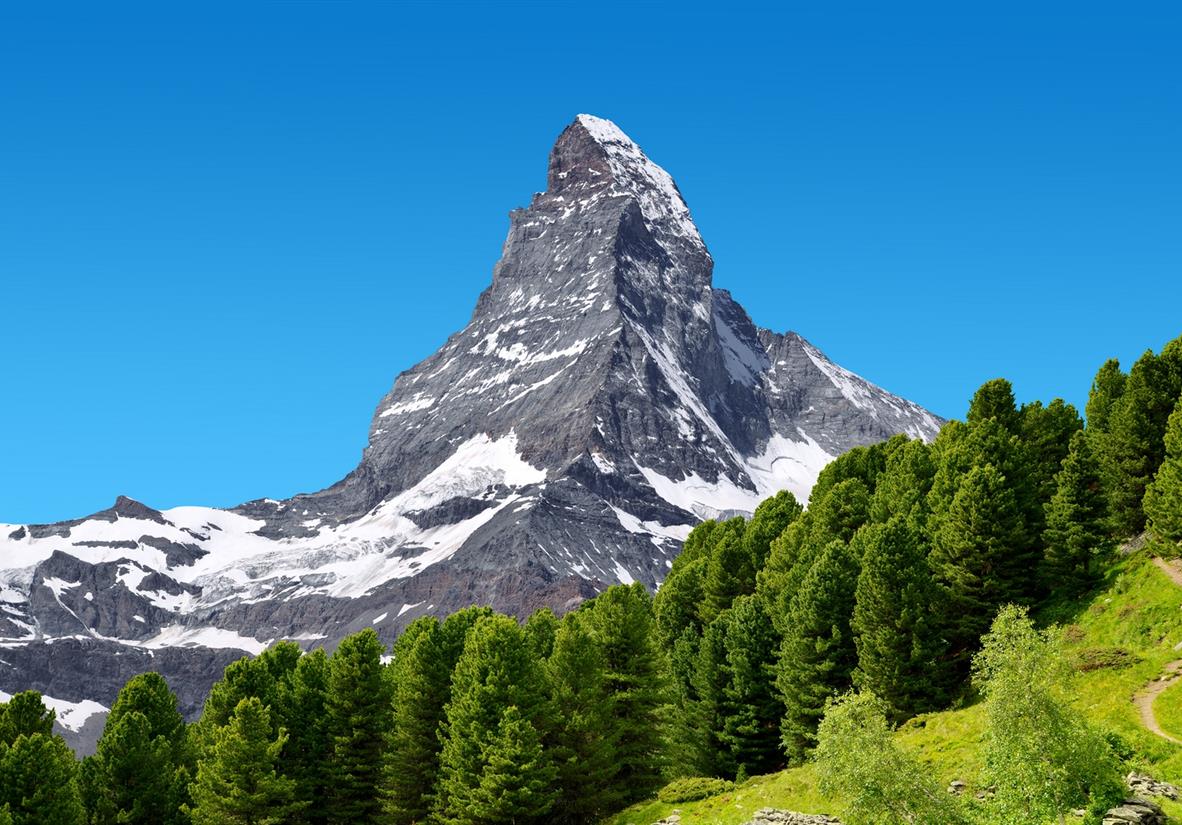 جبال ماترهورن في سويسرا