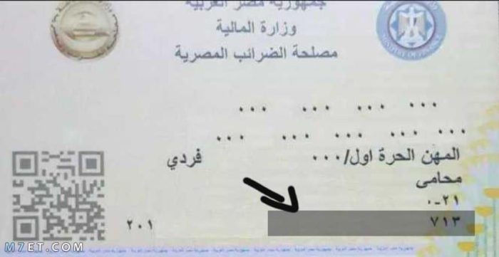 كيفية الحصول على رقم التعريف الضريبي في مصر 